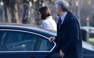 Foto: N. G. / Radiosarajevo.ba / Lideri vladajuće koaliciji stigli na sastanak u Ambasadu SAD