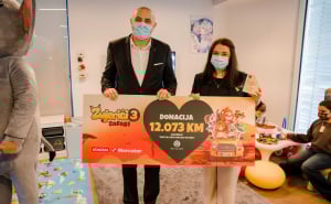 Foto: Konzum / Konzum donirao 12.073 KM Udruženju 'Srce za djecu oboljelu od raka'
