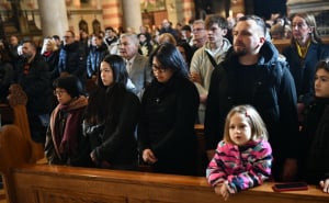 Foto: A. K. / Radiosarajevo.ba / Božićno bdijenje u Katedrali Srca Isusova