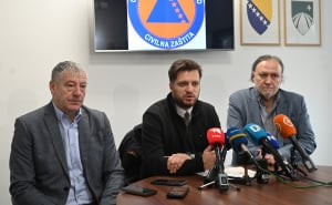 Foto: N. G. / Radiosarajevo.ba / Potpisivanje sporazuma o finansiranju projekta "Radovi na sanaciji klizišta na lokalitetu Curine njive - Istočni Stari Grad"