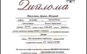 Foto: Buka / Diploma Nikoline Šljivić