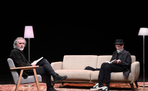 Foto: N. G. / Radiosarajevo.ba / Selvedin Avdić i Semezdin Mehmedinović u SARTR-u