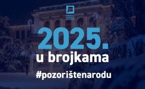 Foto: Narodno pozorište Sarajevo / Narodno pozorište Sarajevo u brojkama