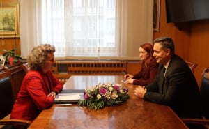 Foto: Kabinet Denisa Bećirovića / Denis Bećirović i Jasmina Selimović