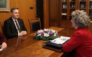 Foto: Kabinet Denisa Bećirovića / Denis Bećirović i Jasmina Selimović