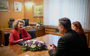 Foto: Kabinet Denisa Bećirovića / Denis Bećirović i Jasmina Selimović