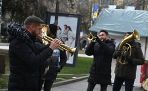 Foto: N. G. / Radiosarajevo.ba / Trubači na ulicama Sarajeva