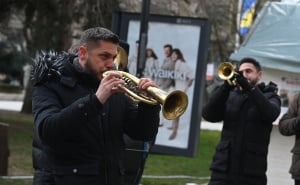 Foto: N. G. / Radiosarajevo.ba / Trubači na ulicama Sarajeva