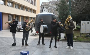 Foto: N. G. / Radiosarajevo.ba / Trubači na ulicama Sarajeva