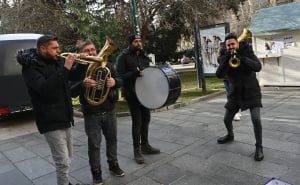 Foto: N. G. / Radiosarajevo.ba / Trubači na ulicama Sarajeva