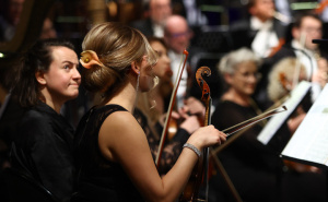 Foto: Dž. K. / Radiosarajevo.ba / Održan novogodišnji koncert Sarajevske filmharmonije