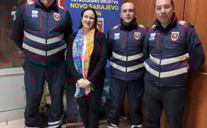 Foto: Općina Novo Sarajevo / Načelnica Karić obišla dežurne službe