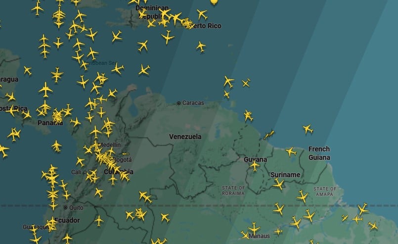 Avioni zaobilaze Venezuelu