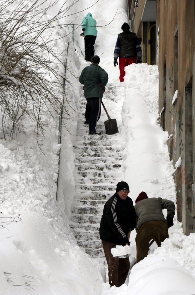 Snijeg u Sarajevu u februaru 2012. godine