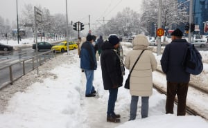 Foto: Dž. K. / Radiosarajevo.ba / Tramvajska stajališta u Sarajevu, 5. januar 2026. godine