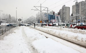 Foto: Dž. K. / Radiosarajevo.ba / Tramvajska stajališta u Sarajevu, 5. januar 2026. godine