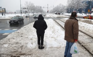 Foto: Dž. K. / Radiosarajevo.ba / Tramvajska stajališta u Sarajevu, 5. januar 2026. godine