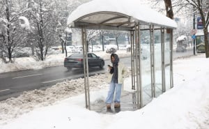 Foto: Dž. K. / Radiosarajevo.ba / Tramvajska stajališta u Sarajevu, 5. januar 2026. godine