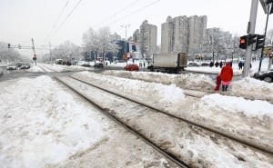 Foto: Dž. K. / Radiosarajevo.ba / Tramvajska stajališta u Sarajevu, 5. januar 2026. godine