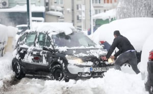 Foto: Armin Durgut / Pixsell / Snijeg u Sarajevu