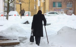 Foto: Dž. K. / Radiosarajevo.ba / Snijeg na ulicama Sarajeva
