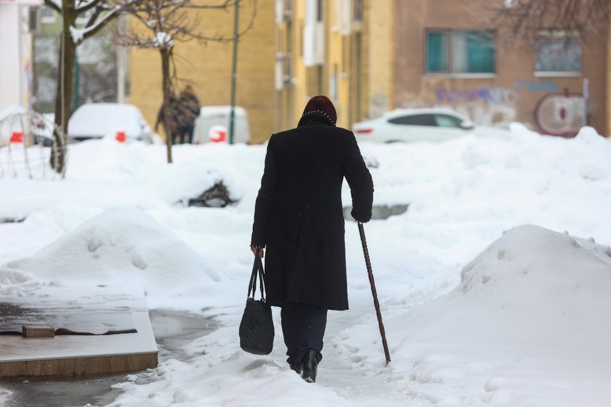 Snijeg na ulicama Sarajeva