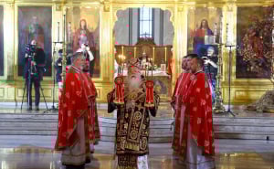 Foto: Dž.K. / Radiosarajevo.ba / Božićna liturgija u Sabornoj crkvi u Sarajevu