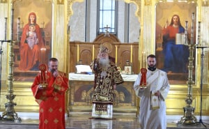 Foto: Dž.K. / Radiosarajevo.ba / Božićna liturgija u Sabornoj crkvi u Sarajevu