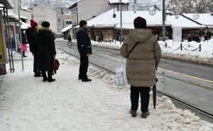 Foto: A. K. / Radiosarajevo.ba / Baščaršija pod snijegom