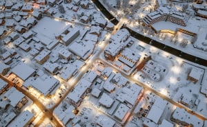 Foto: Boris Trogrančić / Pogled iz zraka na Fojnicu
