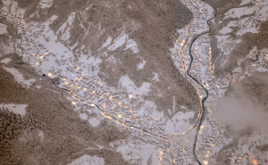 Foto: Boris Trogrančić / Pogled iz zraka na Fojnicu