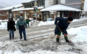 Foto: A. K. / Radiosarajevo.ba / Snijeg na Baščaršiji