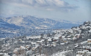 Foto: A. K. / Radiosarajevo.ba / Snijeg prekrio Sarajevo