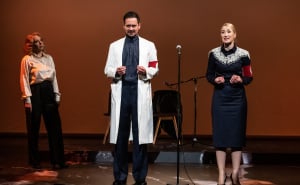 Foto: NPS / Predstava "Marlene Dietrich: pet tačaka optužnice"