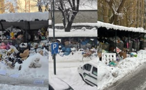 Foto: Kolaž / Gomila smeća u sarajevskim naseljima