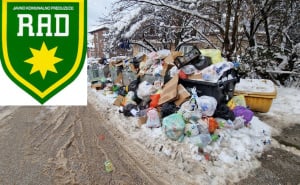 Foto: A. K. / Radiosarajevo.ba / Otpad razbacan po ulicama Sarajeva