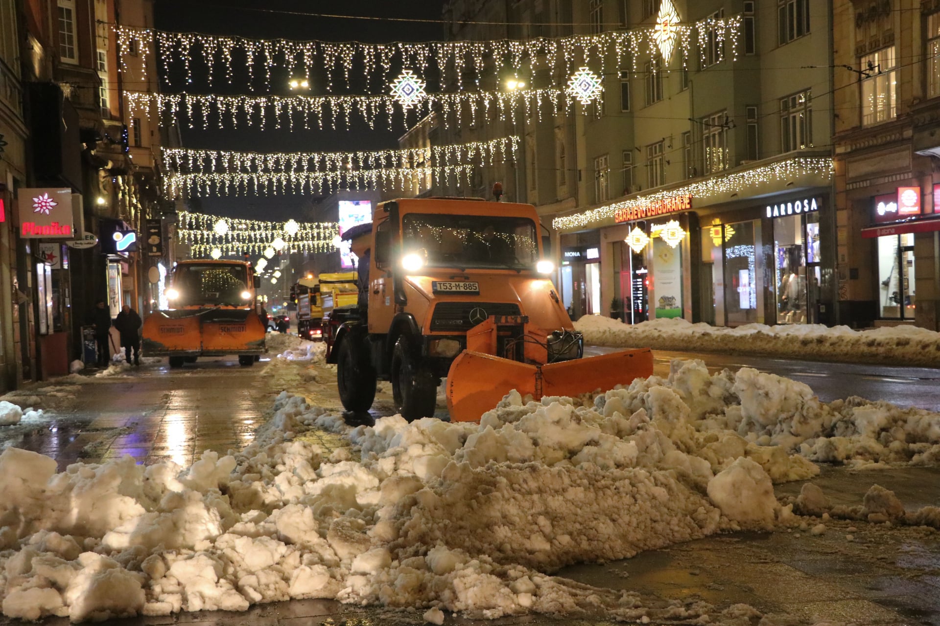 Koordinisana akcija ćišćenja snijega u Sarajevu