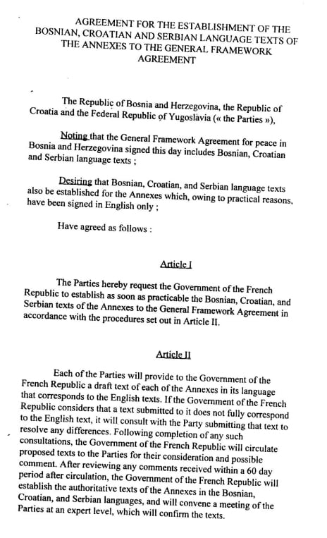 Dogovor o Dejtonskom sporazumu