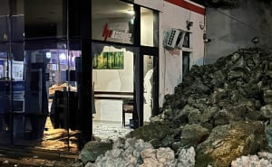 FOTO: RTVBN / Odron kod Zvornika