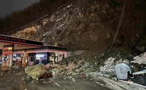 FOTO: RTVBN / Odron kod Zvornika