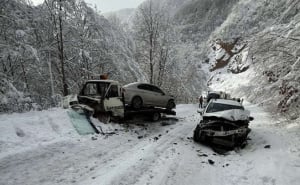 Foto: RTRS / Zastoj na putu Sarajevo-Foča zbog nesreće