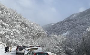 Foto: RTRS / Zastoj na putu Sarajevo-Foča zbog nesreće