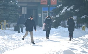 Foto: N. G. / Radiosarajevo.ba / Problemi sa snijegom u Sarajevu
