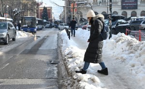 Foto: N. G. / Radiosarajevo.ba / Problemi sa snijegom u Sarajevu