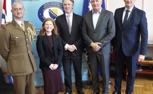 Foto: Ministarstvo odbrane BiH / Sastanak Heleza i Reillyja