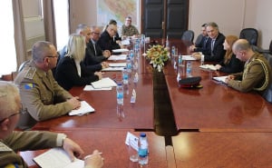 Foto: Ministarstvo odbrane BiH / Sastanak Heleza i Reillyja