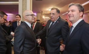 Foto: Predsjedništvo BiH / Na Božićnom prijemu kod Željke Cvijanović