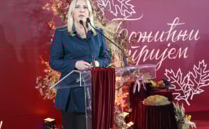 Foto: Predsjedništvo BiH / Na Božićnom prijemu kod Željke Cvijanović