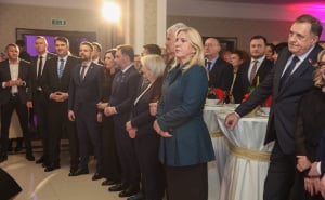 Foto: Predsjedništvo BiH / Na Božićnom prijemu kod Željke Cvijanović