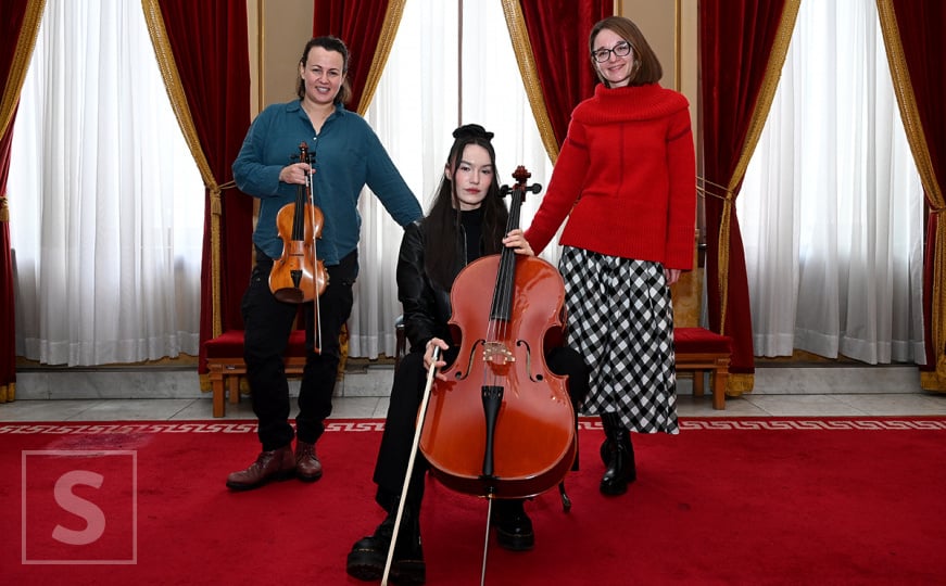 Sonja Vojvodić – violina, Lidija Paulin – violončelo, Zerina Šabotić – klavir